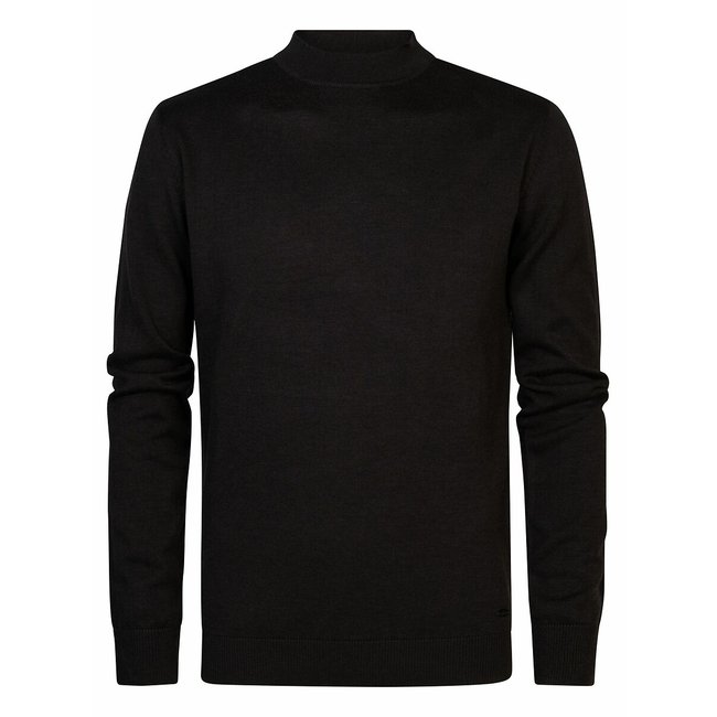 Cotton Mix Jumper with High Neck - PETROL INDUSTRIES