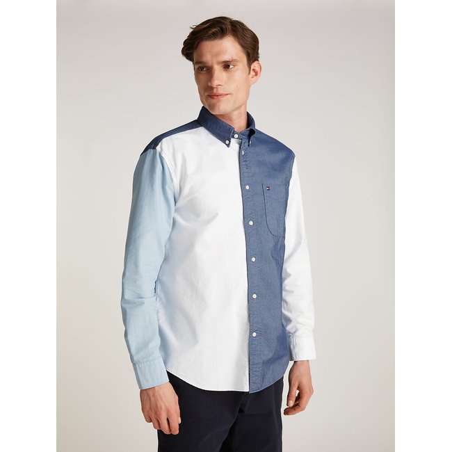 Loose Fit Oxford Shirt, Colourblock, multi-coloured, TOMMY HILFIGER
