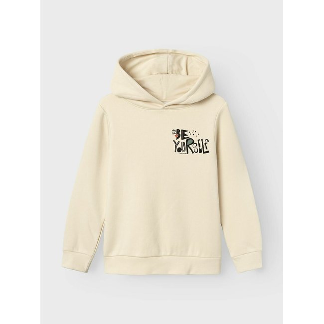 Felpa con cappuccio beige NAME IT