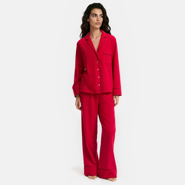 Signature Noélie Flannel Pyjamas red LA REDOUTE COLLECTIONS