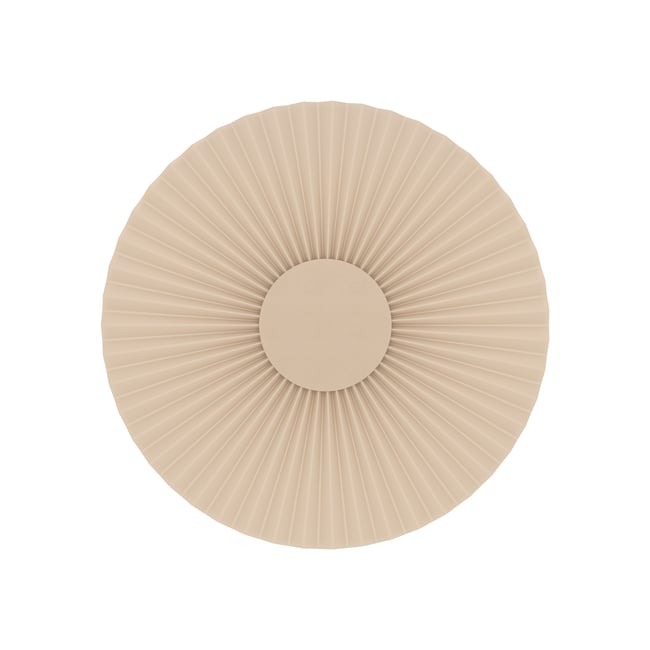 Applique murale plissée 50 cm, CARMEN Couleur sable doré <span itemprop=