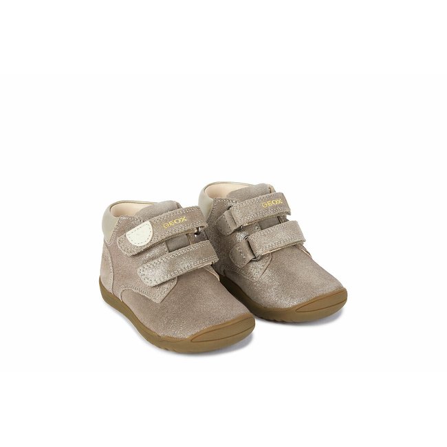 Zapatillas altas con velcro Macchia marrón grisáceo <span itemprop=