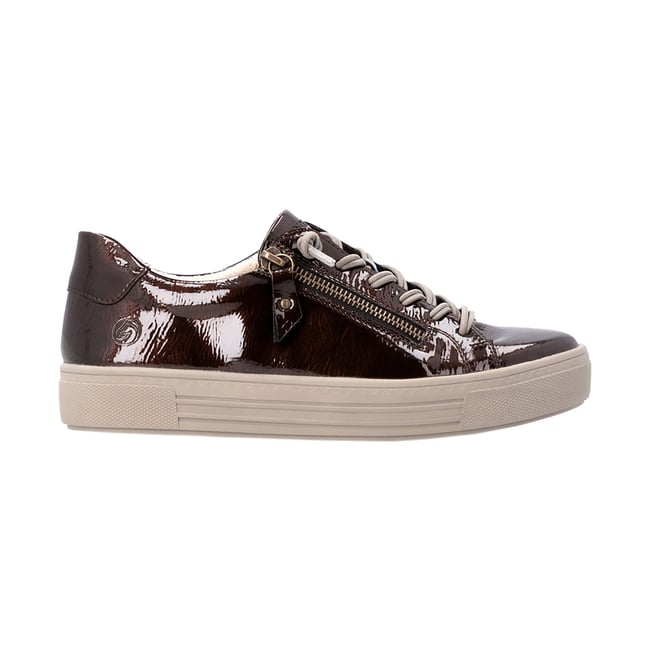 Basket Cuir marron <span itemprop=