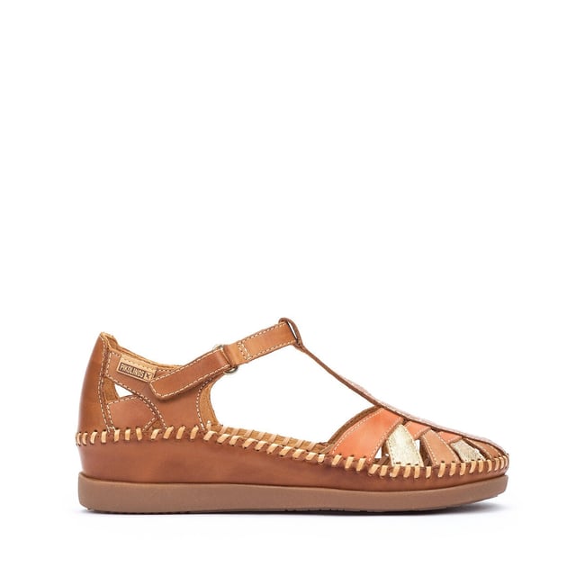 Taille 35 Pikolinos Sandales à Talon En Cuir CANARIAS W8W Prix Chaussure