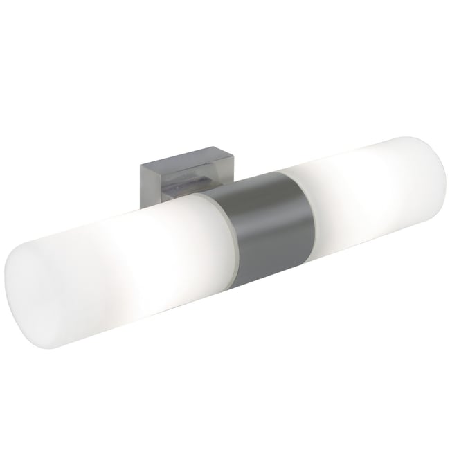 Applique murale salle de bain installation verticale ou horizontale en verre, TANG double Couleur v002229 <span itemprop=
