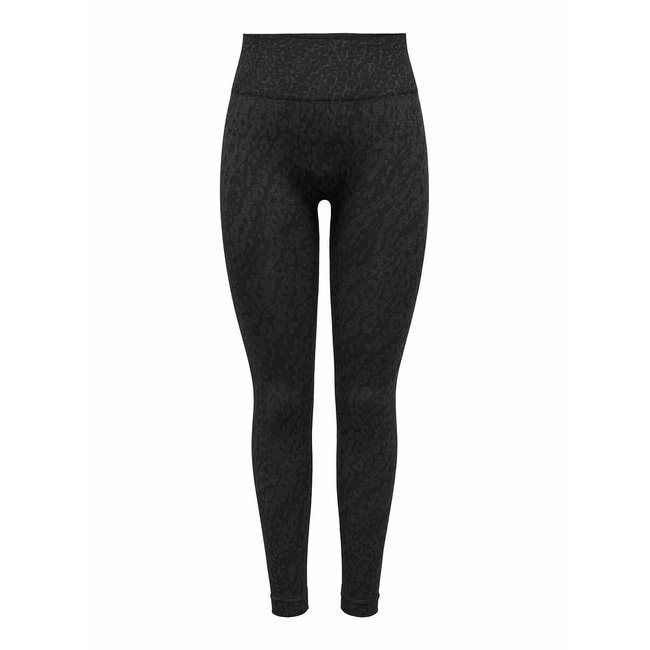 Leggings sportivo Betty vita alta nero/grigio ONLY PLAY