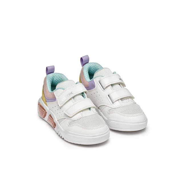 Zapatillas transpirables con LED Illuminus blanco <span itemprop=