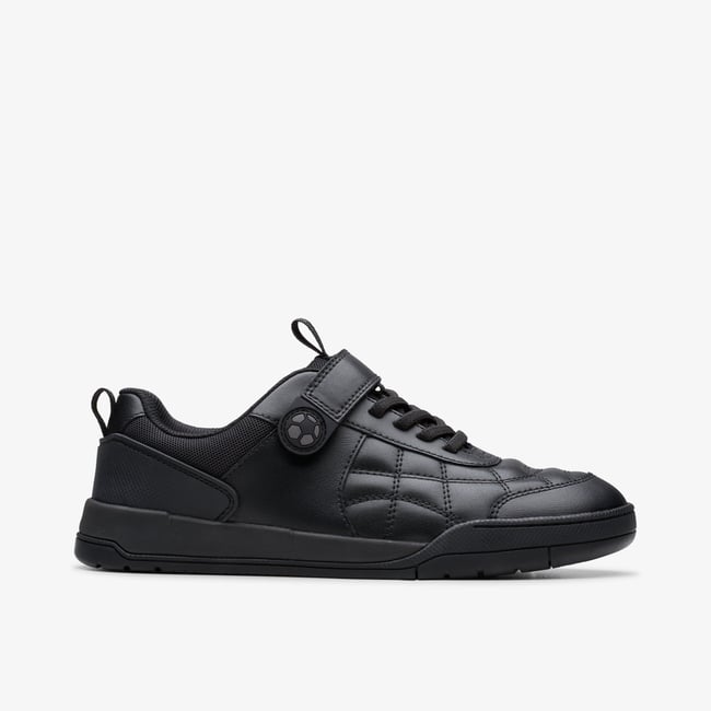 Derbies Cuir Coupe Large LASER CROSS K noir <span itemprop=
