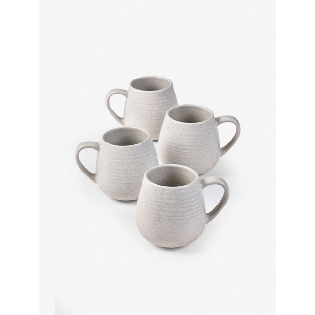 Tasses kya, lot de 4 Couleur grège <span itemprop=
