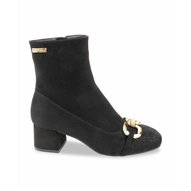 Deborah Suede Ankle Boots, black, LES TROPEZIENNES PAR M BELARBI