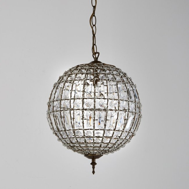 Haru 30cm Diameter Ball Chandelier transparent glass LA REDOUTE INTERIEURS