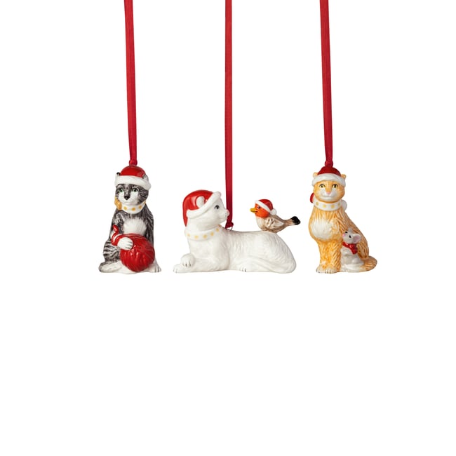 Ornements Chats, 3 Pièces NOSTALGIC ORNAMENTS - VILLEROY & BOCH
