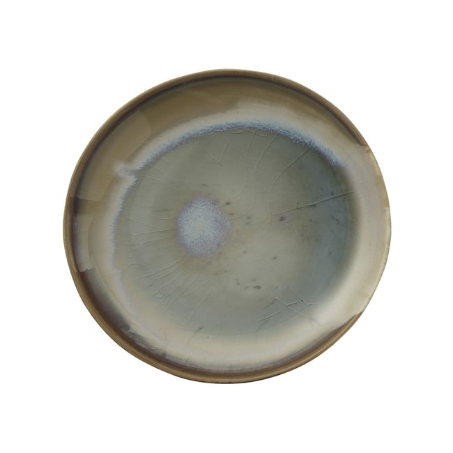 Assiette bruyère en grès Heather Couleur multicolore <span itemprop=