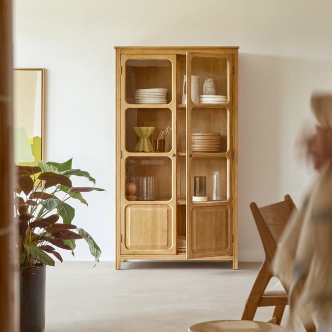 Vaisselier, MARTHE Couleur naturel <span itemprop=