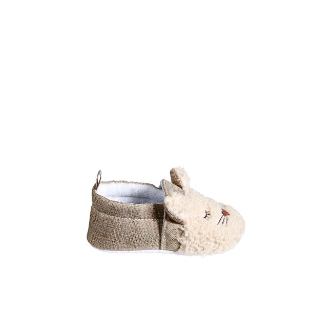 Chaussons marron <span itemprop=