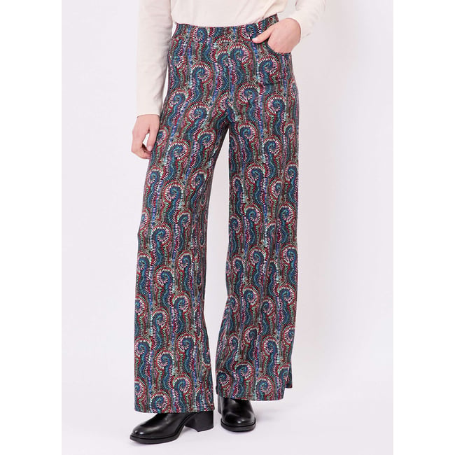 Pantalon large maille souple CHESTER - LA FIANCÉE