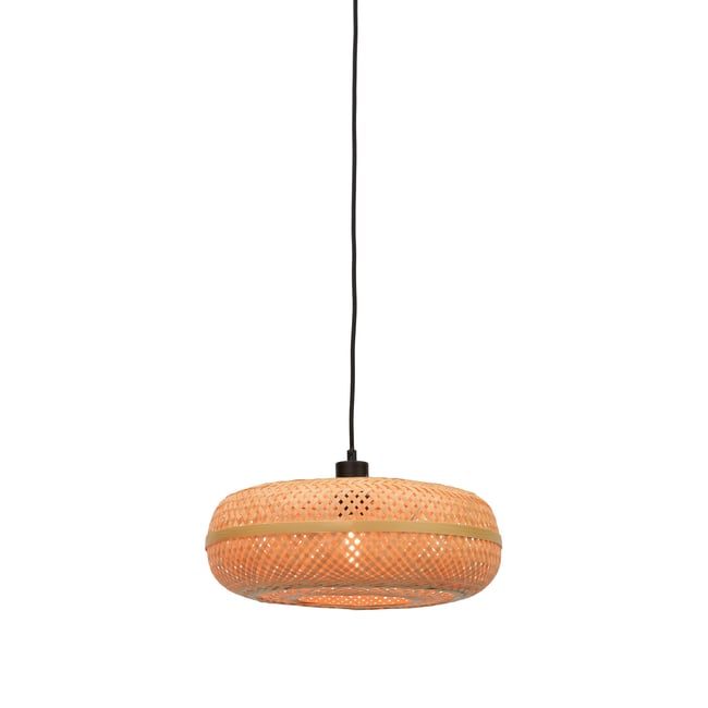 Lampe Suspendue Bambou PALAWAN Couleur naturel <span itemprop=