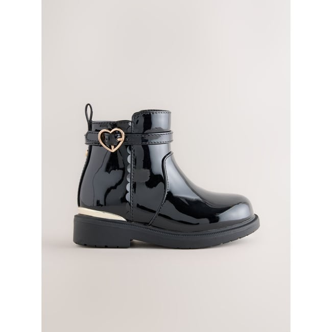 Bottines noir <span itemprop=