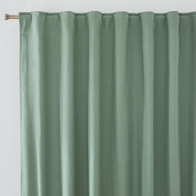 Lincot Linen/Cotton Concealed Tab Top Thermal Curtain - LA REDOUTE INTERIEURS