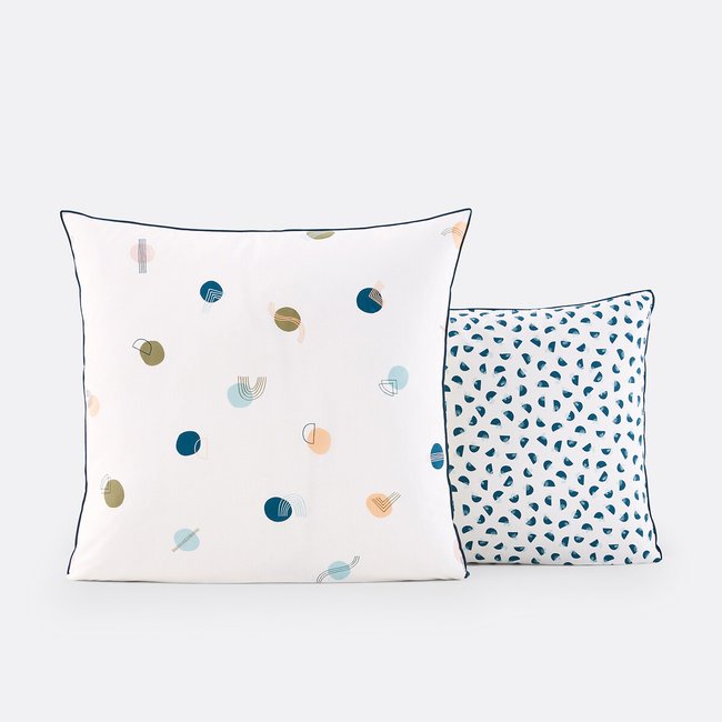 Funda de almohada de algodón, Alamo estampado <span itemprop=