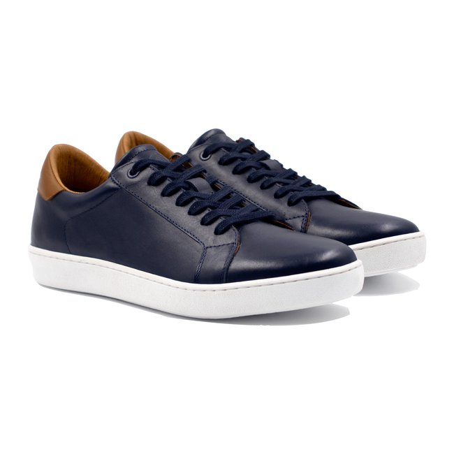 Tennis lacet homme cuir - JULES & JENN