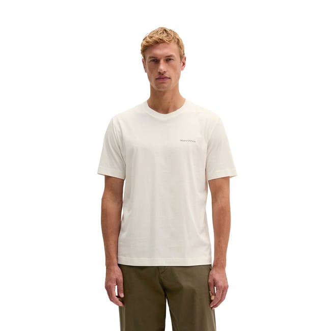 T-shirt coupe classique avec un imprimé  Nature  dans le dos blanc <span itemprop=