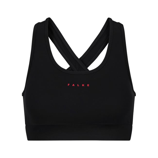 Soutien-gorge sport noir <span itemprop=