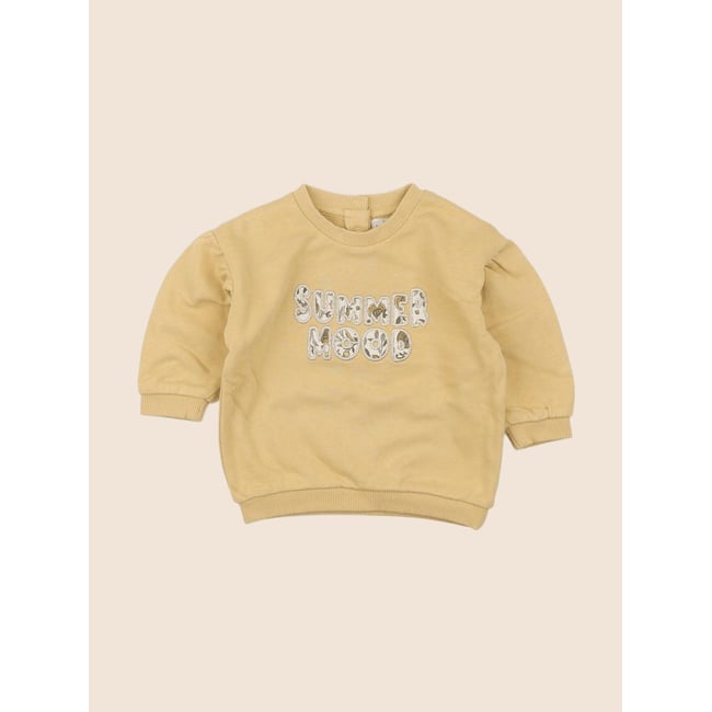 Sweat - Très bon état jaune <span itemprop=