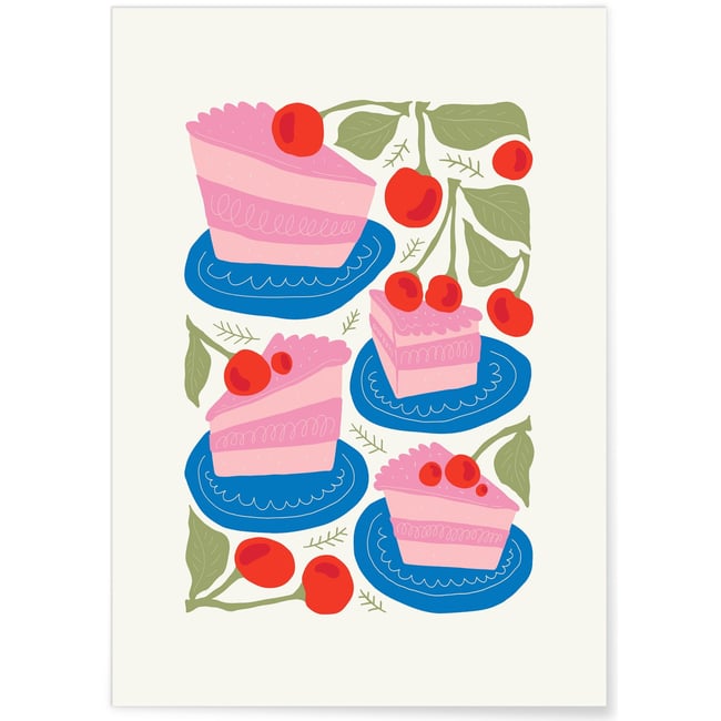 Affiche Douceurs aux Cerises Couleur blanc <span itemprop=
