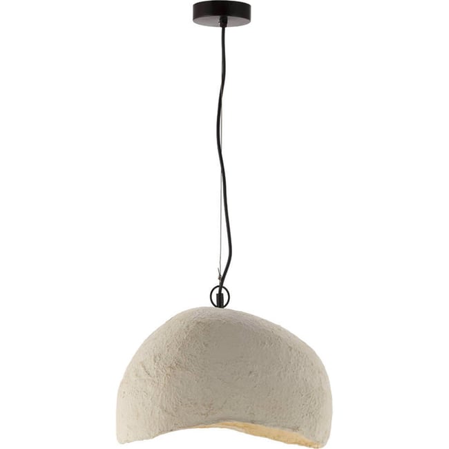 Suspension en papier mâché Couleur beige vieilli, noir <span itemprop=