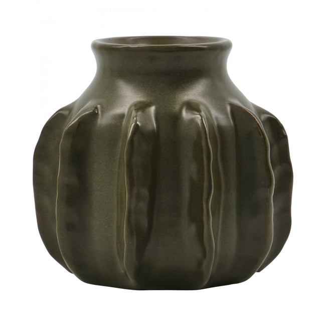 Vase en grès Cactus h 10 cm Couleur v002239 <span itemprop=