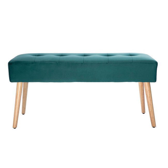 Banc scandinave capitonné L96 cm GUESTA - MILIBOO