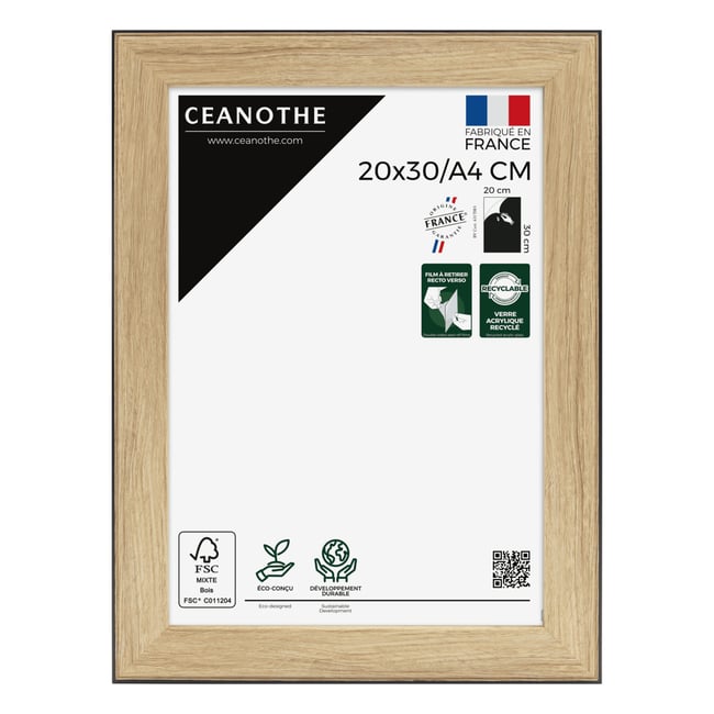 Cadre Photo En Résine Recyclée NEWTON - CEANOTHE