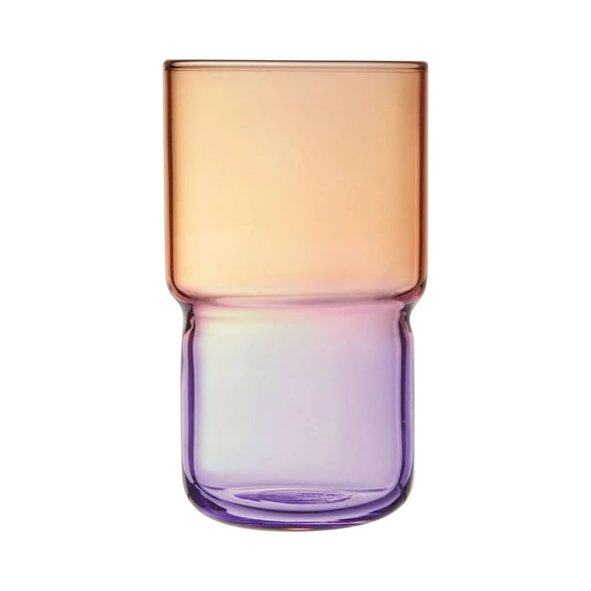 6 verres à eau violet/orange 32 cl -CANDY MIX Couleur multicolore <span itemprop=