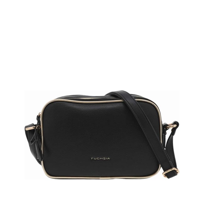 Sac à bandoulière noir <span itemprop=