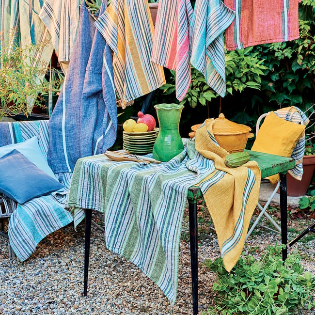 Nappe pur lin lavé SOMBRILLA - GARNIER THIEBAUT