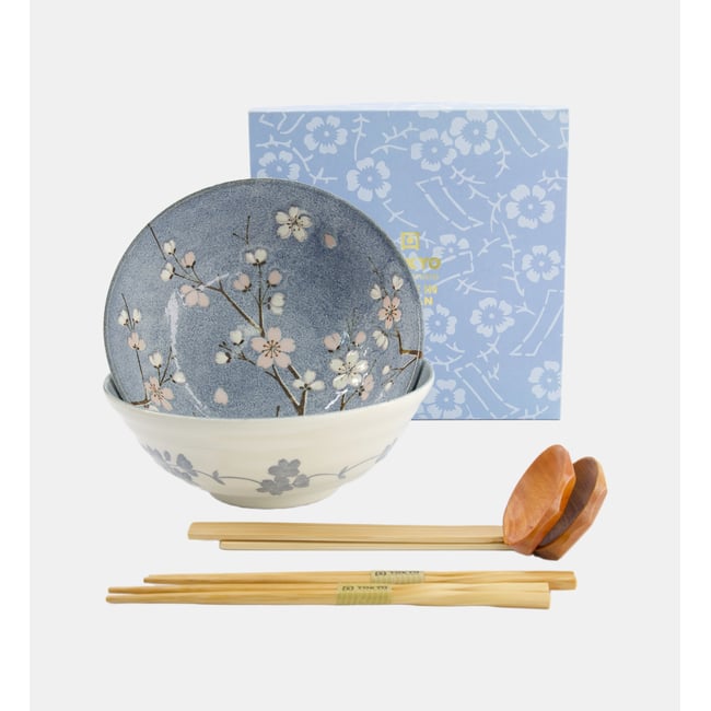 Coffret de 2 bols à ramen Couleur gris <span itemprop=