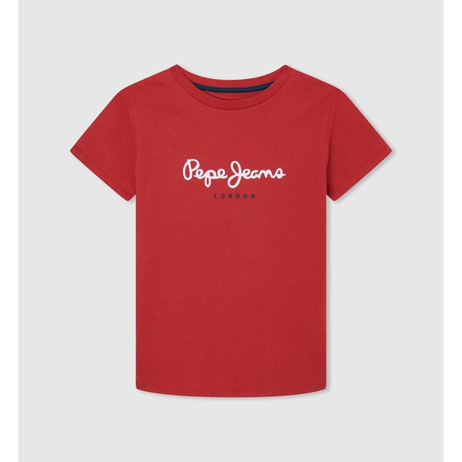 T-shirt manches courtes rouge <span itemprop=