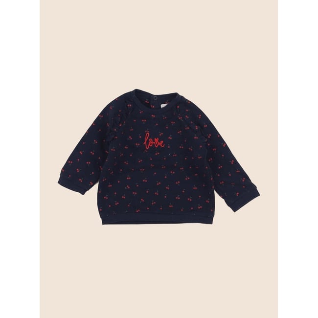 Sweat - Très bon état bleu <span itemprop=