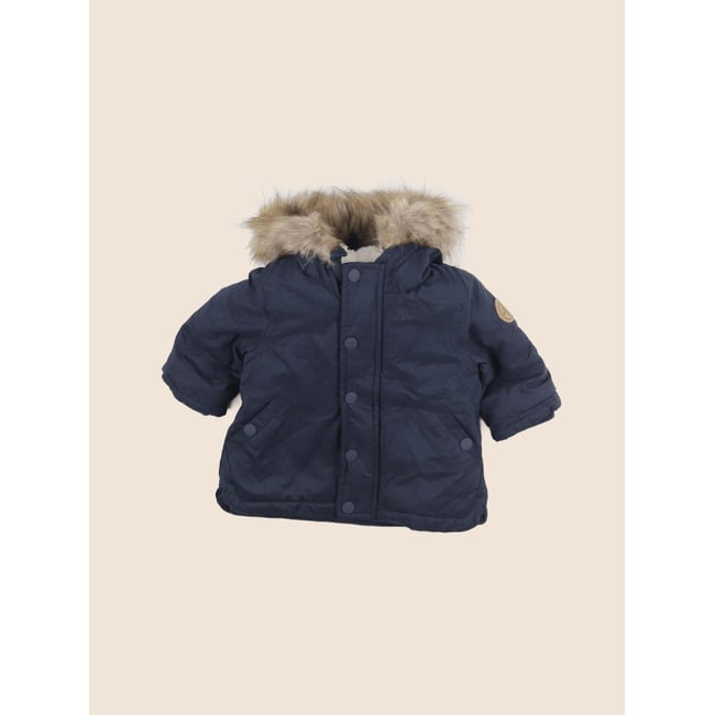 Manteau - Très bon état bleu <span itemprop=