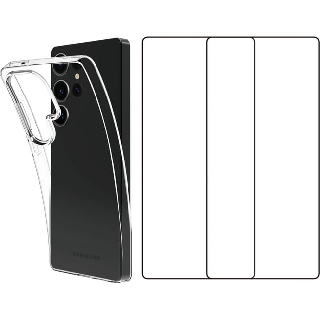 Pack Samsung S25 Ultra Coque + verre trempé - ESSENTIEL B