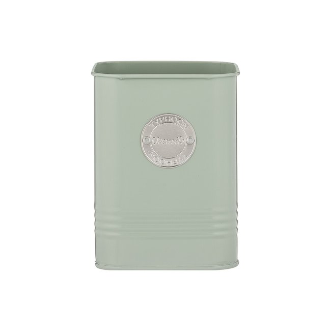 Living Squircle Utensil Holder in Mint, cream, TYPHOON