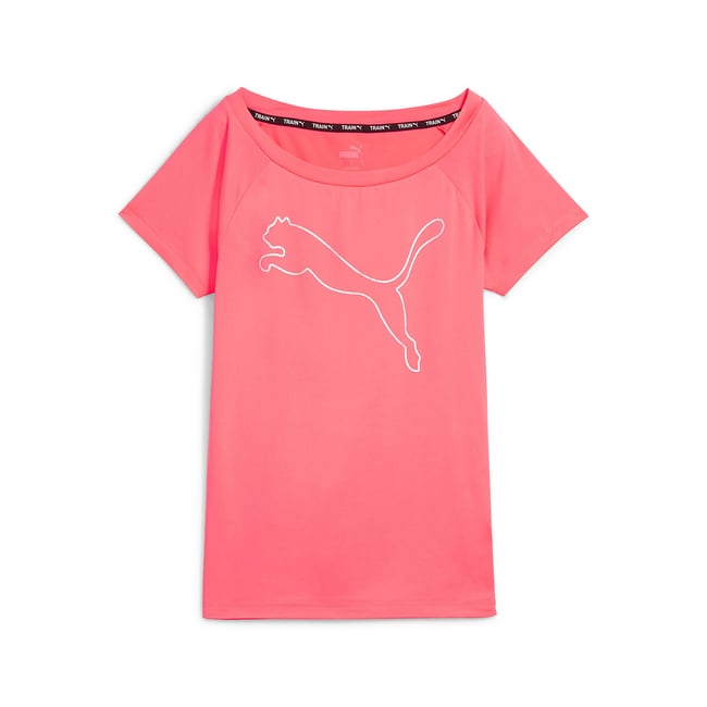 T-shirt de training Train Favorite Cat rose <span itemprop=