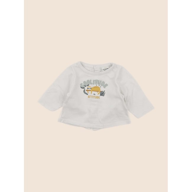 Tee-shirt - Très bon état gris <span itemprop=