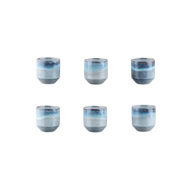 Lot de 6 tasses en grès, GENESIS - BJORN