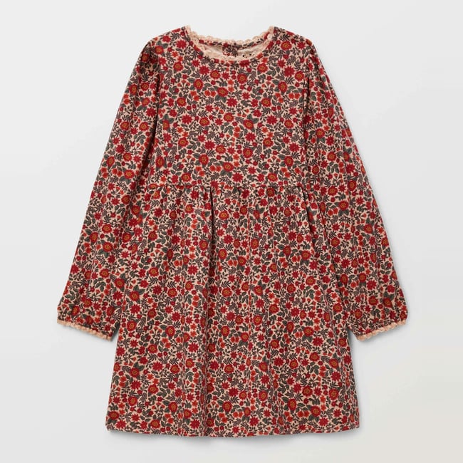 Robe imprimée courte en velours sparadrap <span itemprop=
