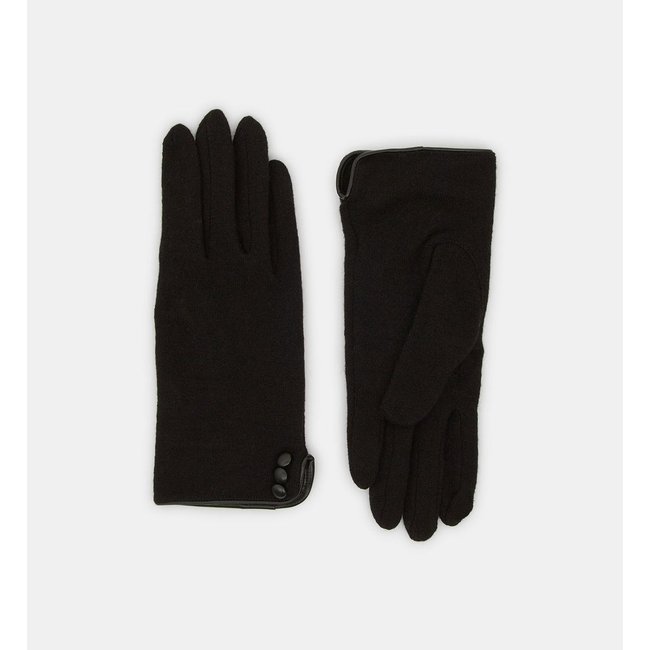 Gants tactiles calliope maille noir Galeries Lafayette La Redoute