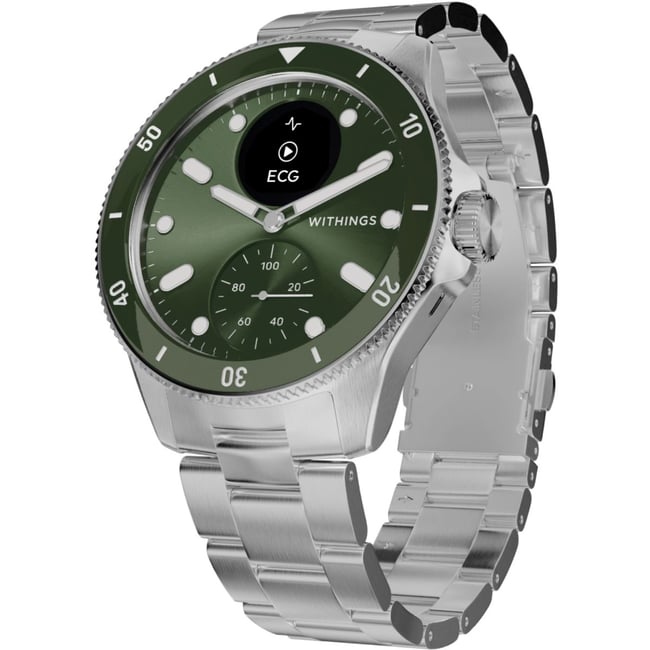 Montre santé Scanwatch Nova verte vert <span itemprop=