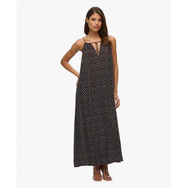 Robe longue caraco de plage - SUPERDRY