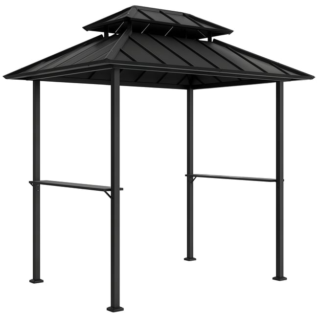 Barbecue à gaz Métal Noir noir <span itemprop=